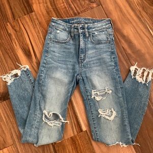 00 American Eagle Super High-Rise Jeggings Crop